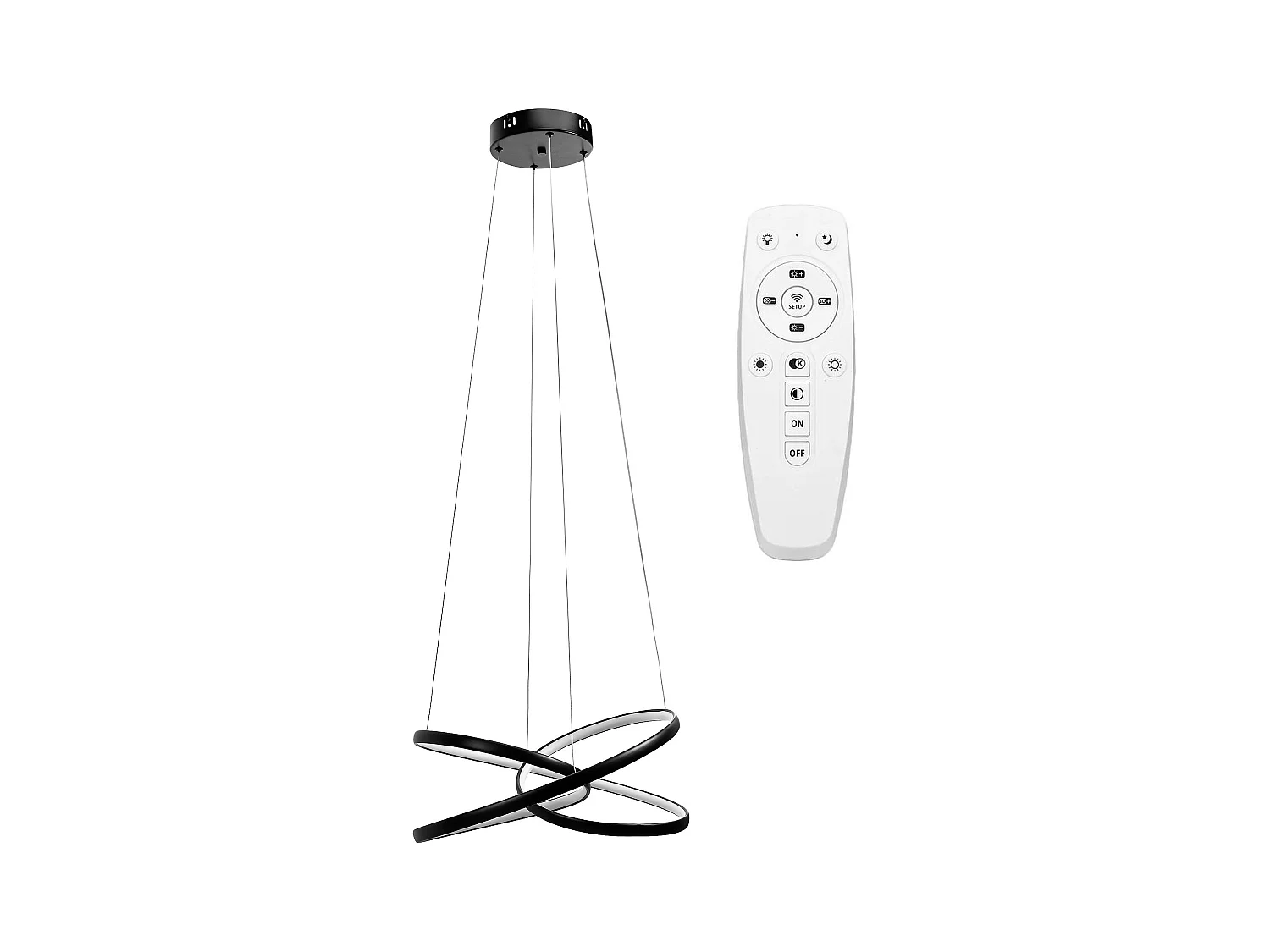 Lampe Suspendue Led Toolight G006-Cp Black