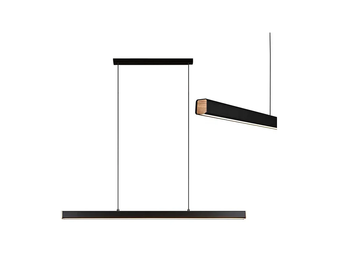 Lampe Suspendue Led Toolight App1447-Cp Black 80Cm