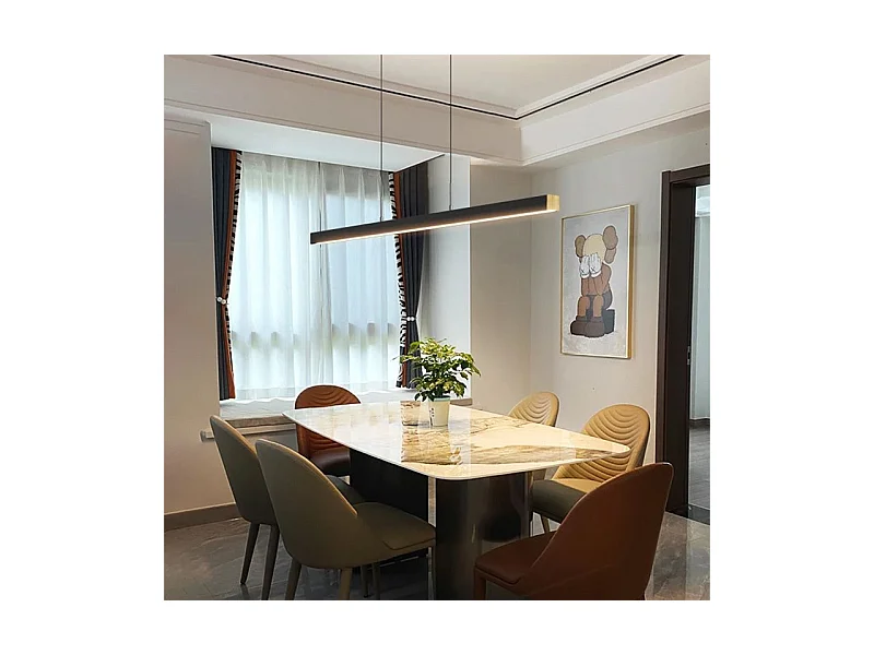 Lampe Suspendue Led Toolight App1447-Cp Black 80Cm