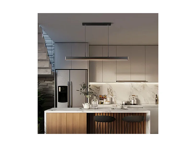 Lampe Suspendue Led Toolight App1447-Cp Black 80Cm