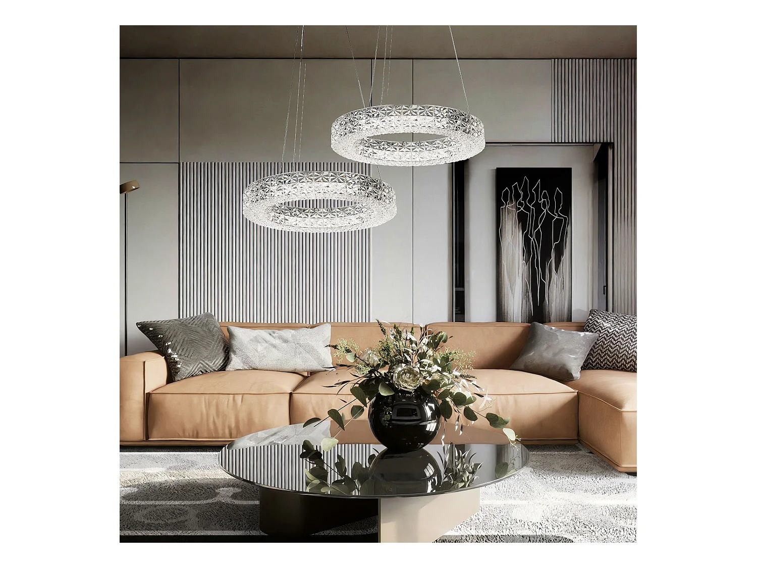 Lampe Suspendue Led Toolight Ms004-Cp Chrome