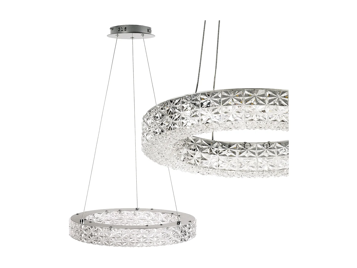 Lampe Suspendue Led Toolight Ms004-Cp Chrome