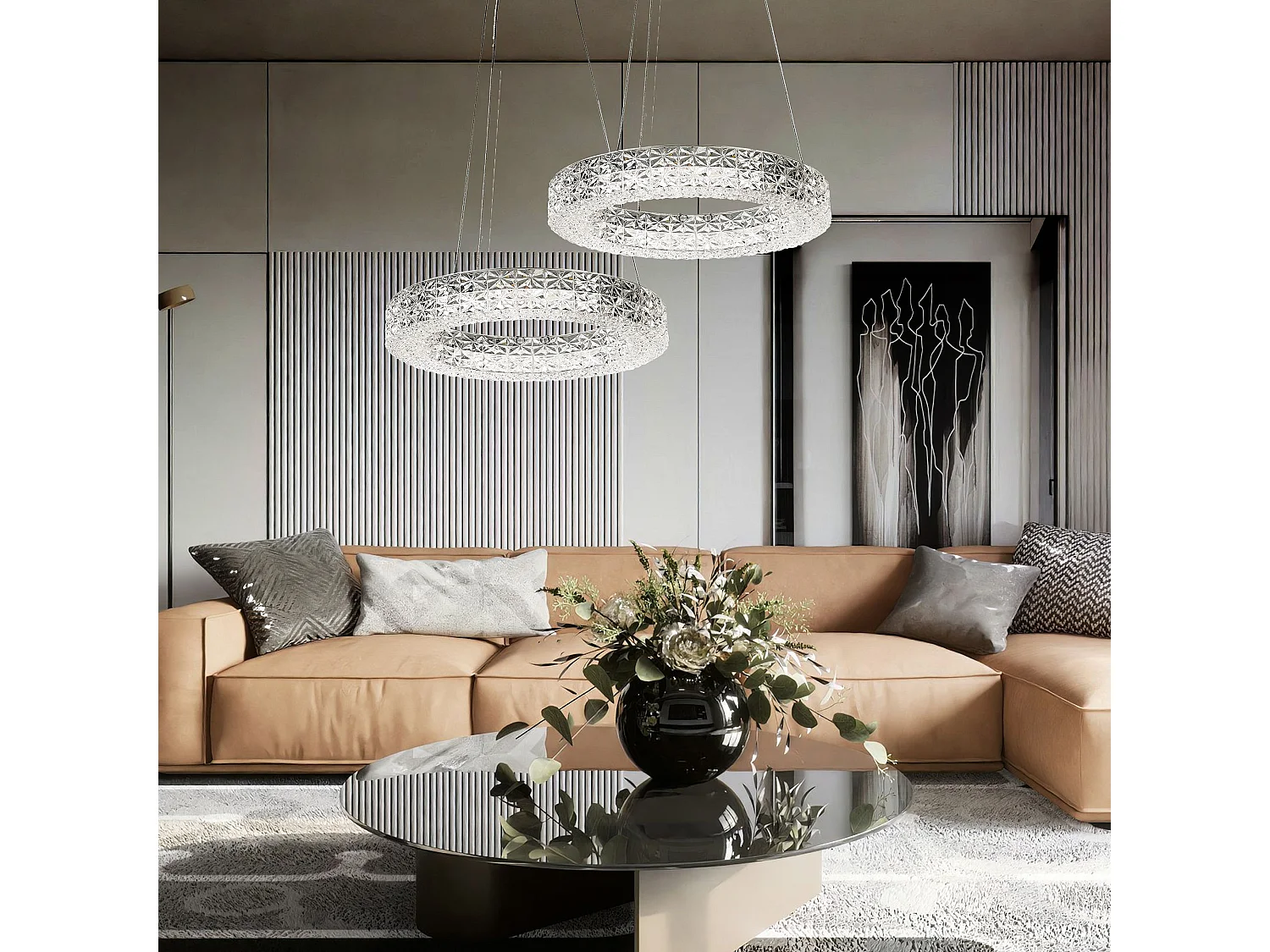 Lampe Suspendue Led Toolight Ms004-Cp Chrome