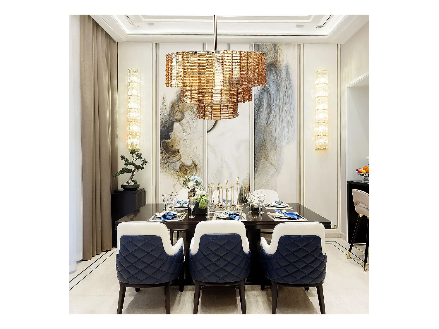 Candeeiro Suspenso Toolight App1677-8Cp Brown