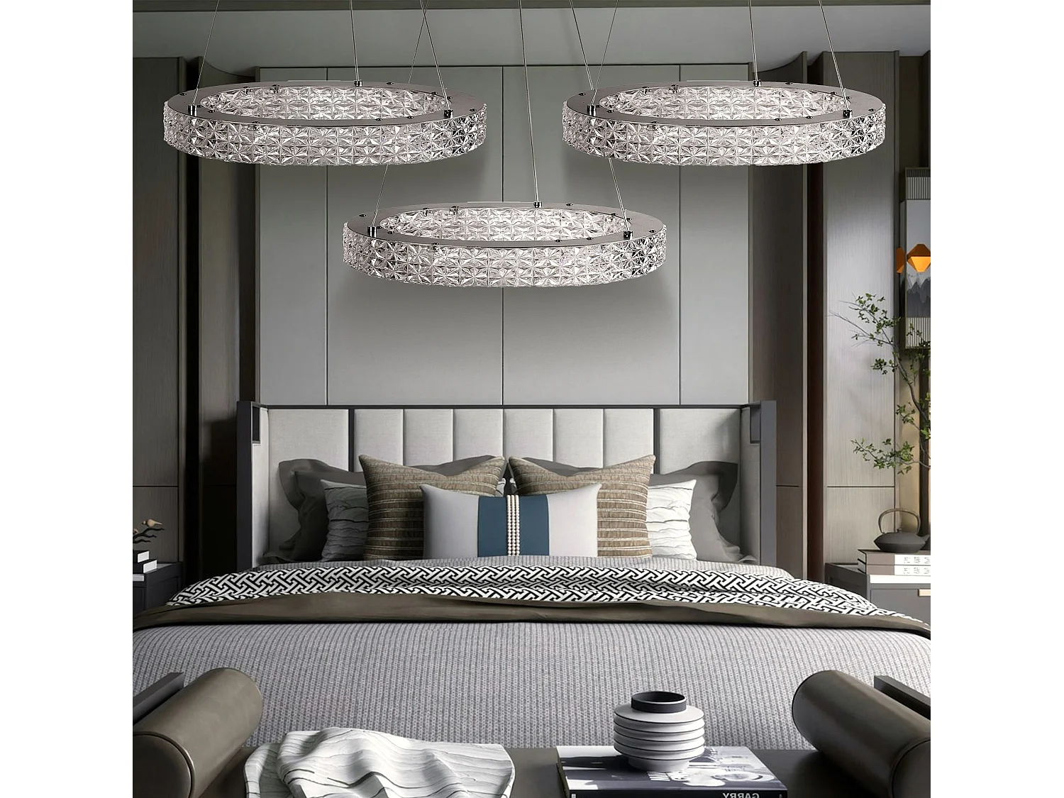 Lampe Suspendue Led Toolight Ms005-Cp Chrome