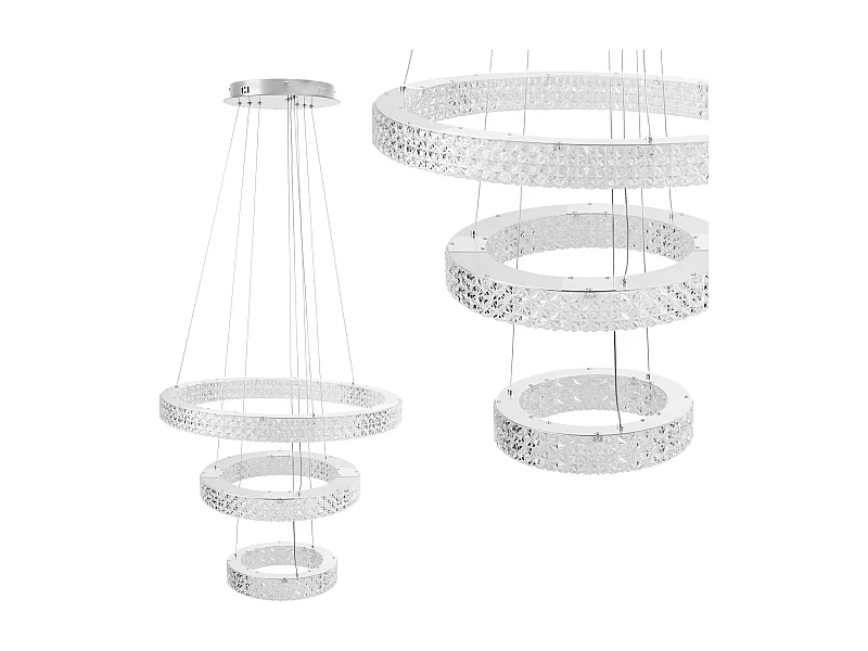 Lampe Suspendue Led Toolight Ms008-Cp Chrome