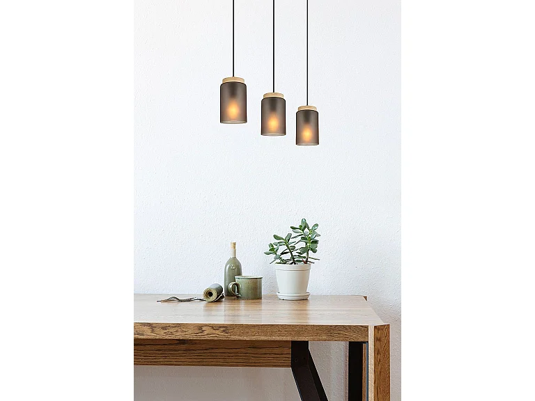 Candeeiro Suspenso Toolight App1812-3Cp Grey