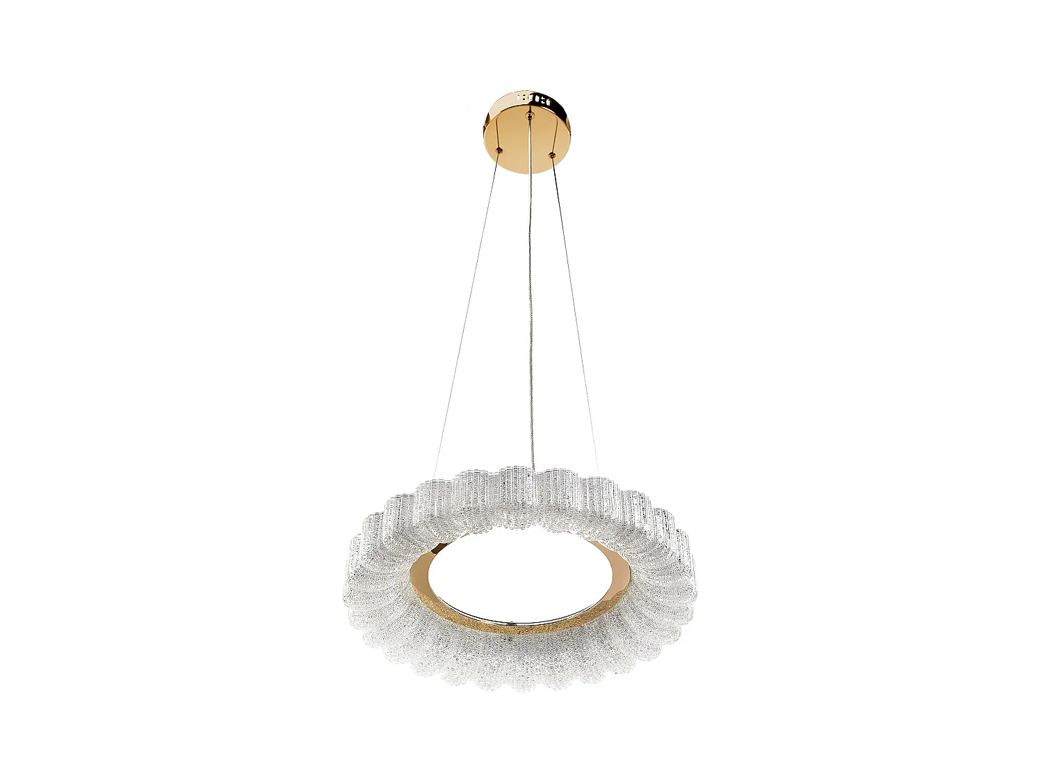 Lampe Suspendue Led Toolight Ms018-Cp Rose Gold 40Cm