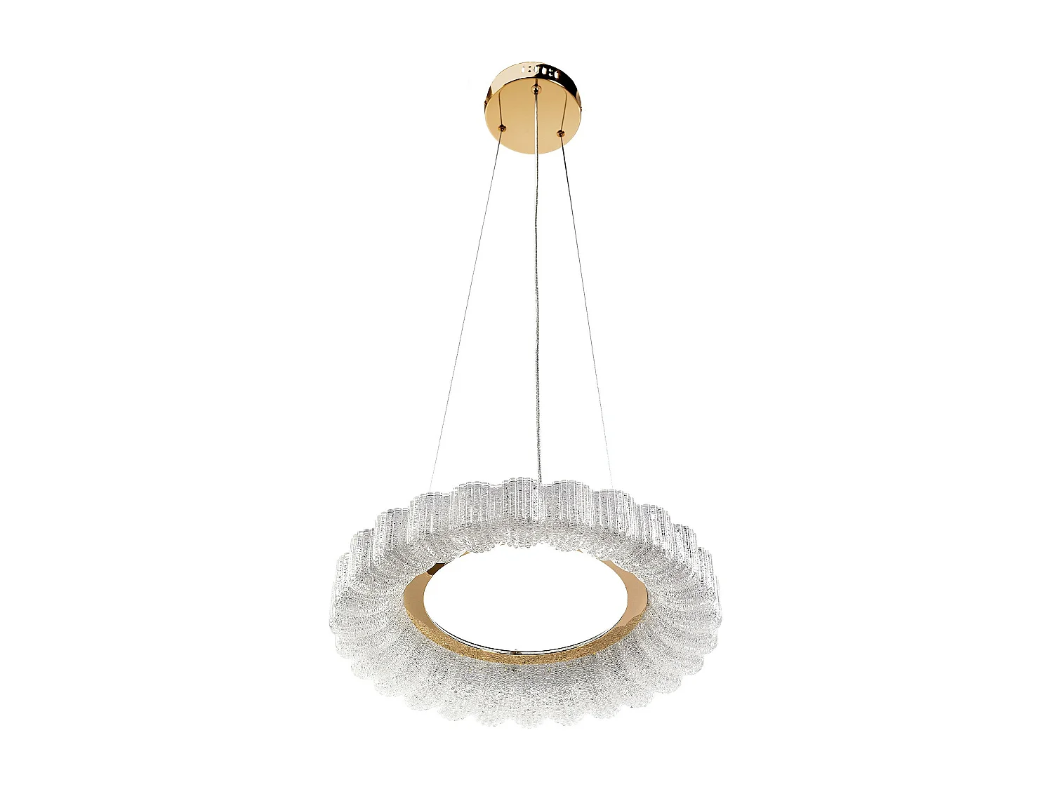 Lampe Suspendue Led Toolight Ms018-Cp Rose Gold 40Cm