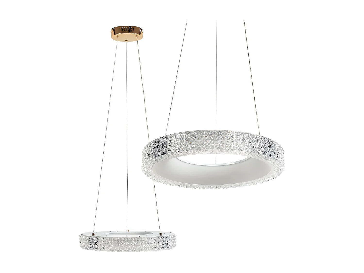 Lampe Suspendue Led Toolight Ms001-Cp Rose Gold 40Cm