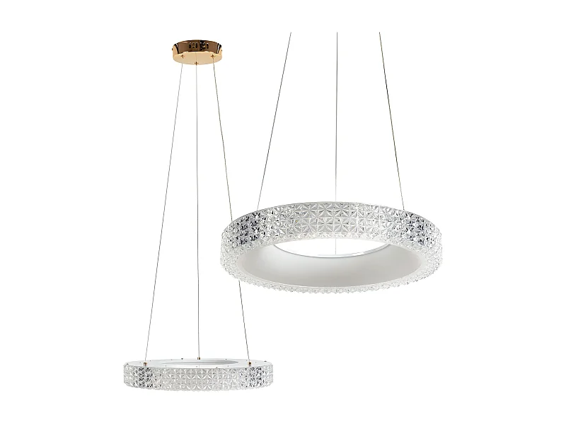 Lampe Suspendue Led Toolight Ms001-Cp Rose Gold 40Cm