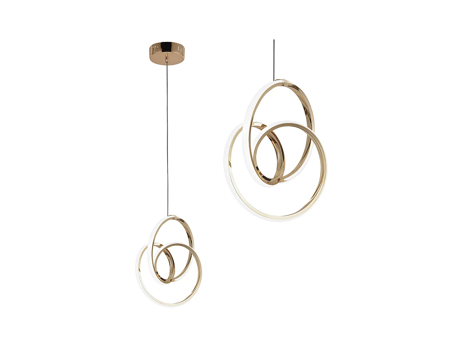 Lampe Suspendue Led Toolight G076-1Cp Gold