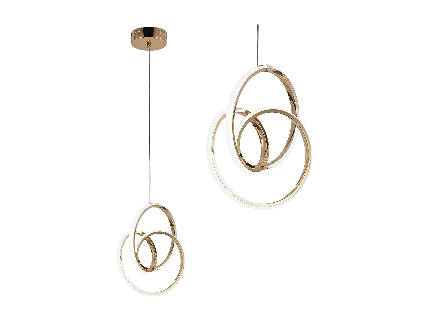 Hanglamp Led Toolight G076-1Cp Gold