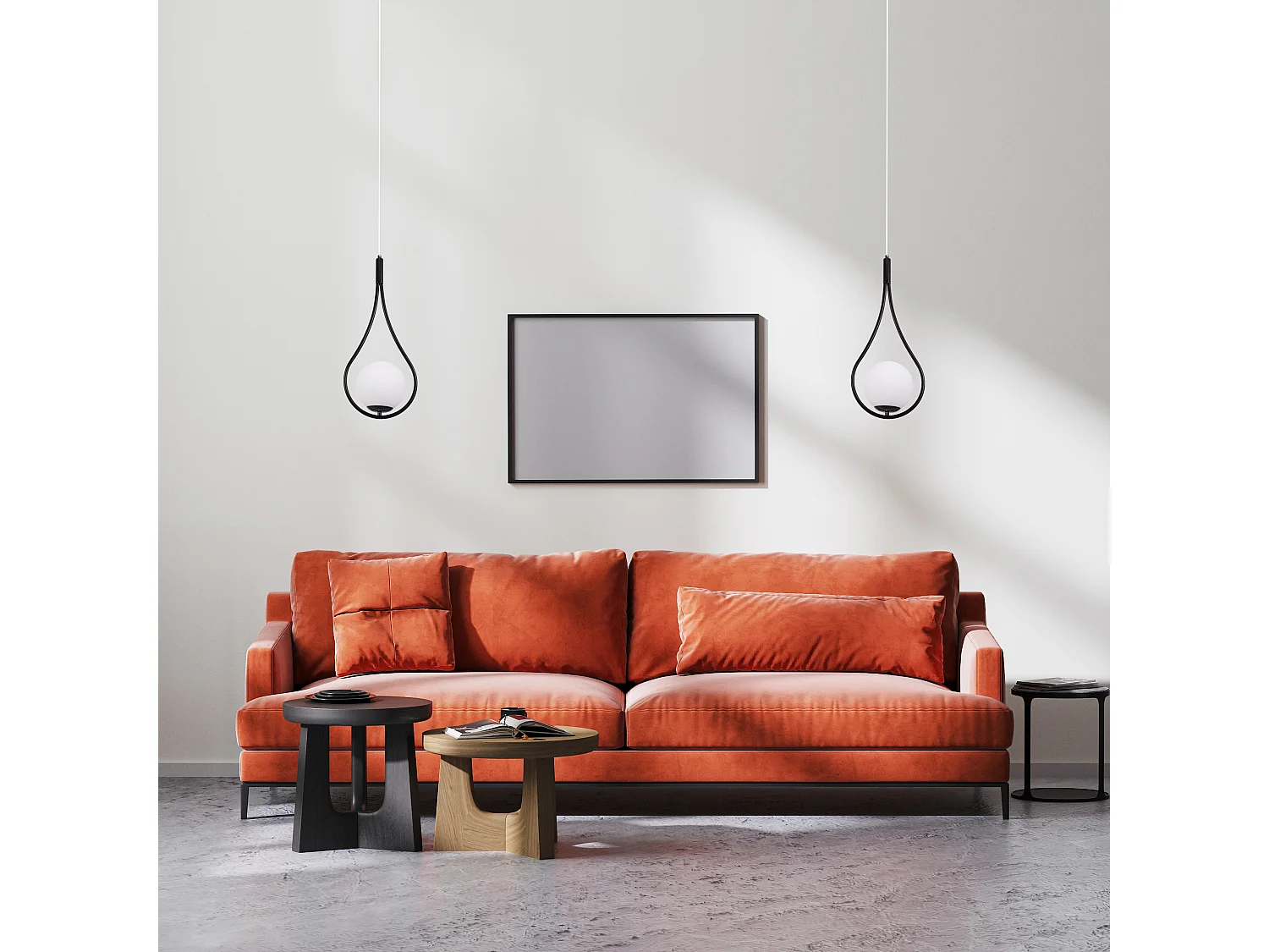 Lampe Suspendue Toolight G111-1W Black White