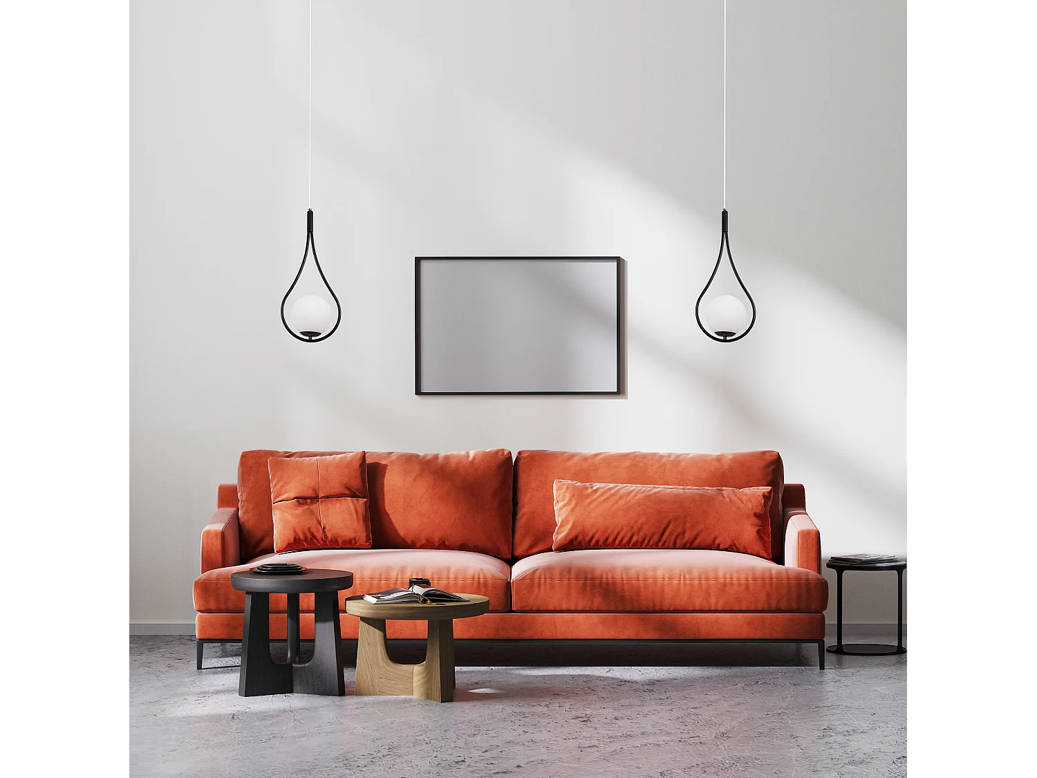 Lampe Suspendue Toolight G111-1W Black White