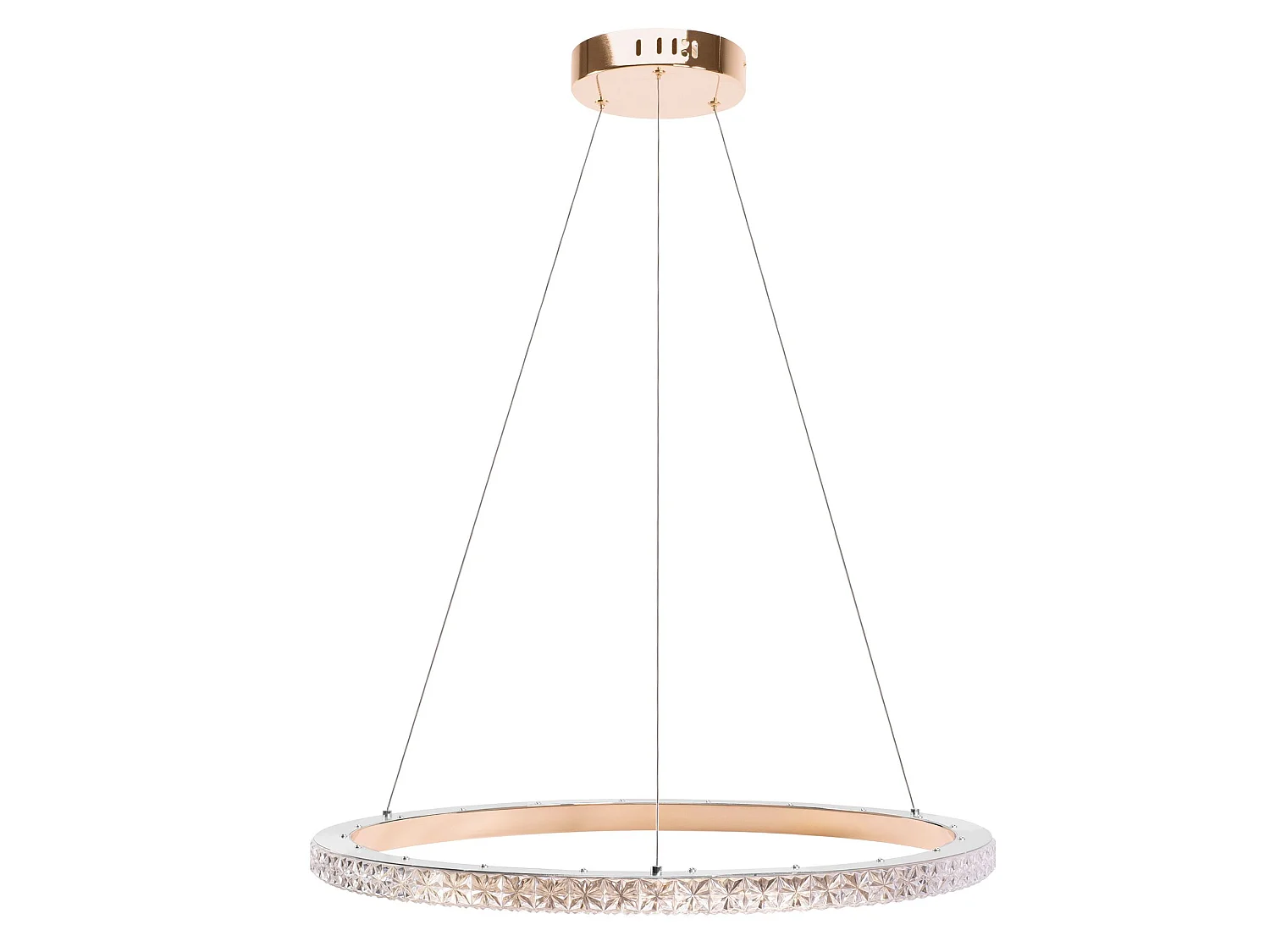 Lampe Suspendue Led Toolight Ms009-Cp Rose Gold 59Cm