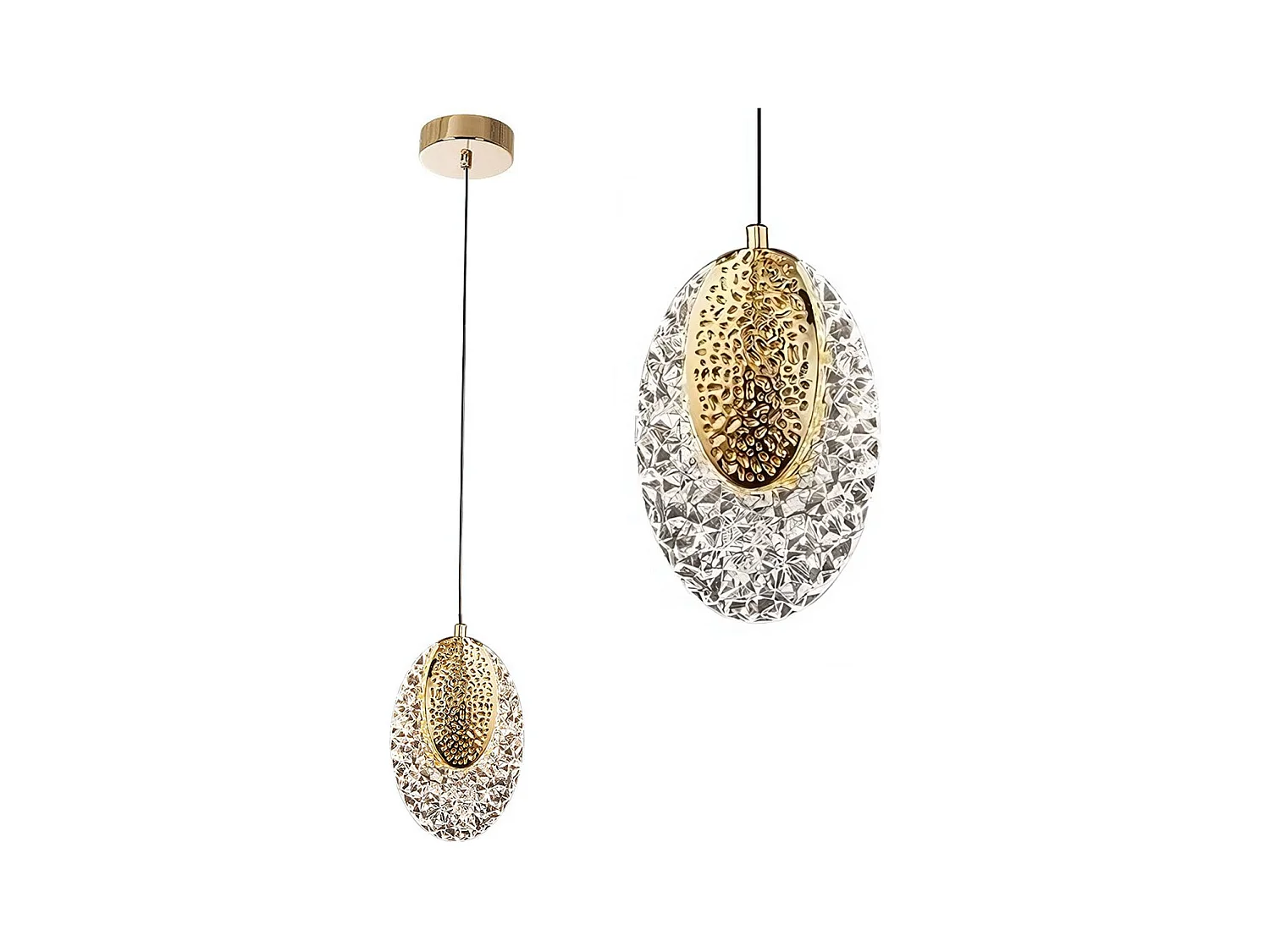 Candeeiro Suspenso Toolight G088-1Cp Transparent