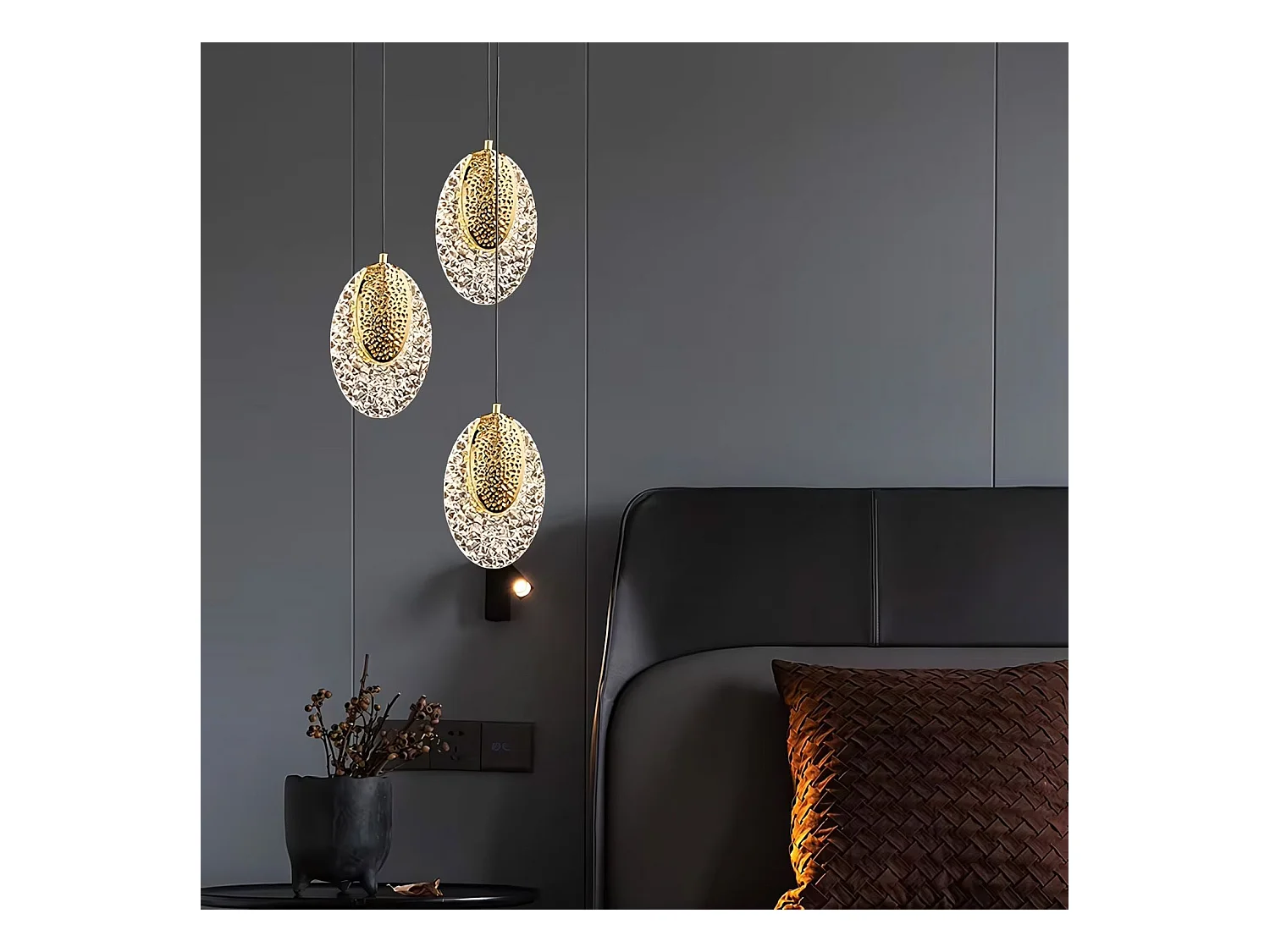 Candeeiro Suspenso Toolight G088-1Cp Transparent