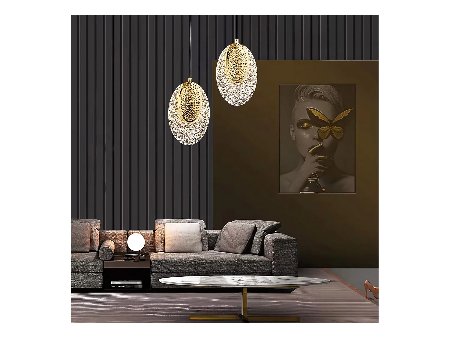 Candeeiro Suspenso Toolight G088-1Cp Transparent