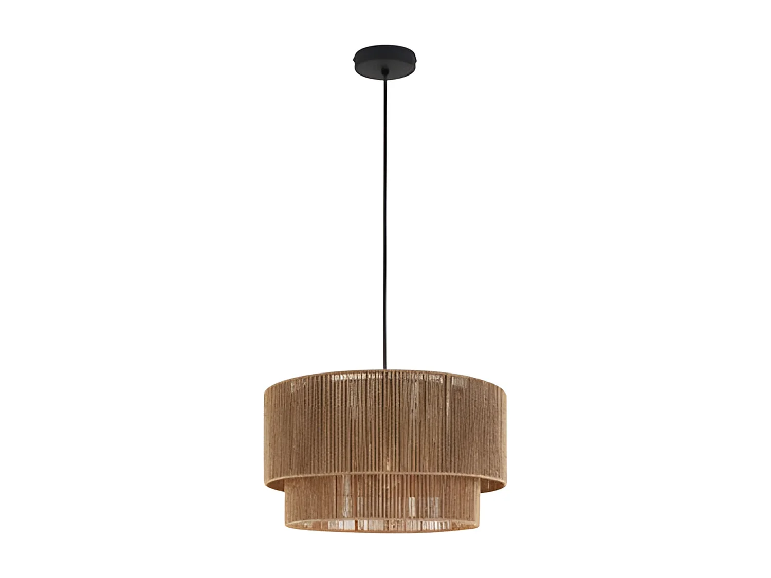 Toolight APP1836-1CP hængelampe sort brun 40X40X80CM