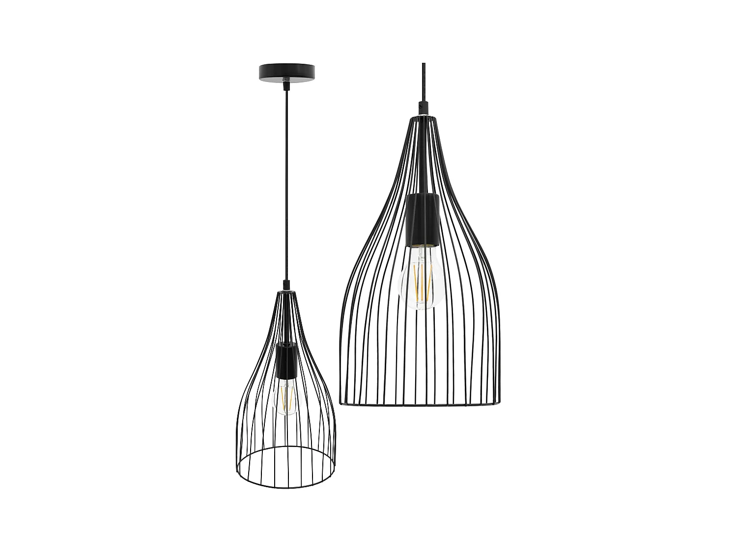 Lampe Suspendue Toolight Rimini Black