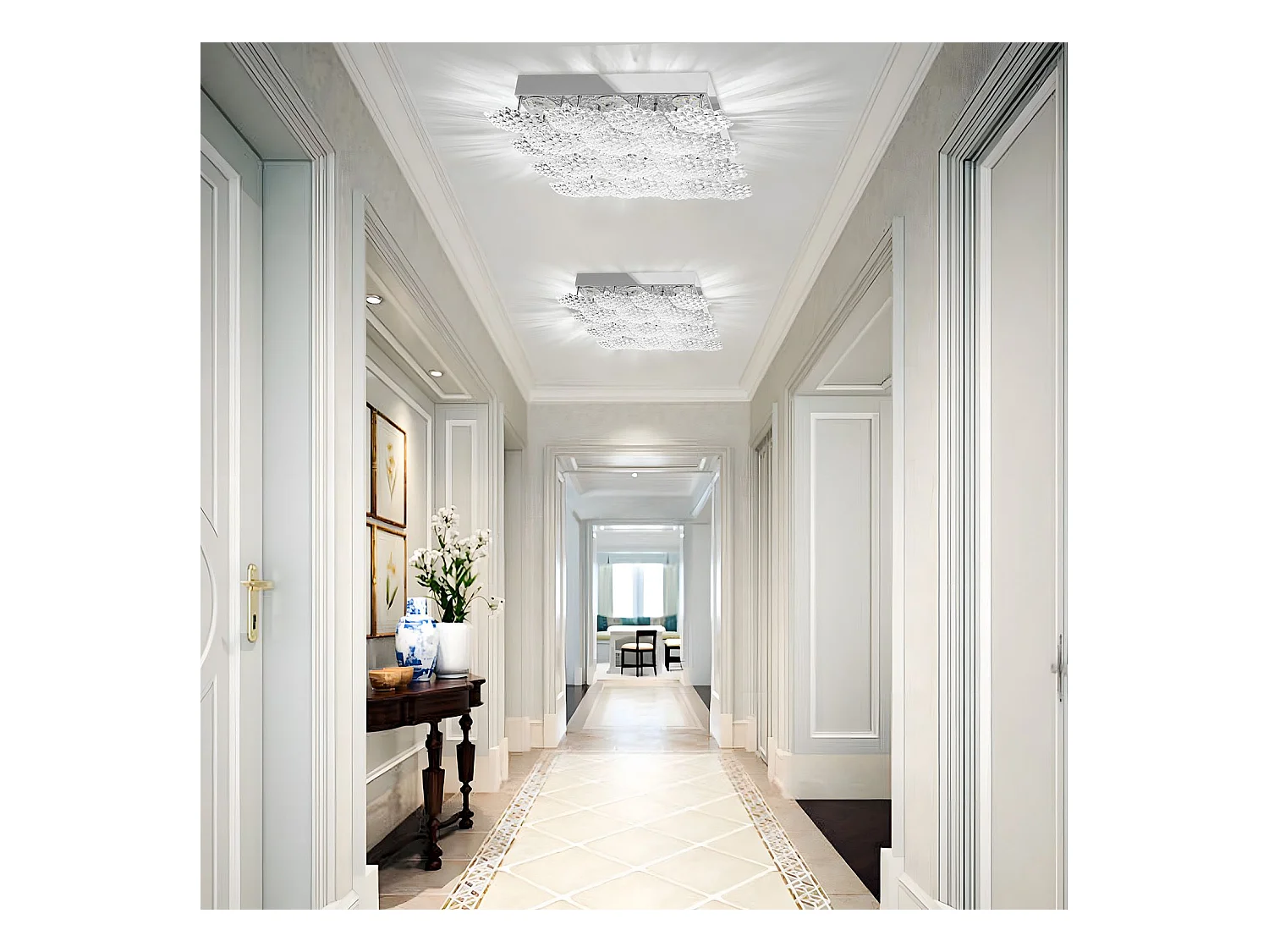 Plafonnière Led Toolight Ms015-C Chrome