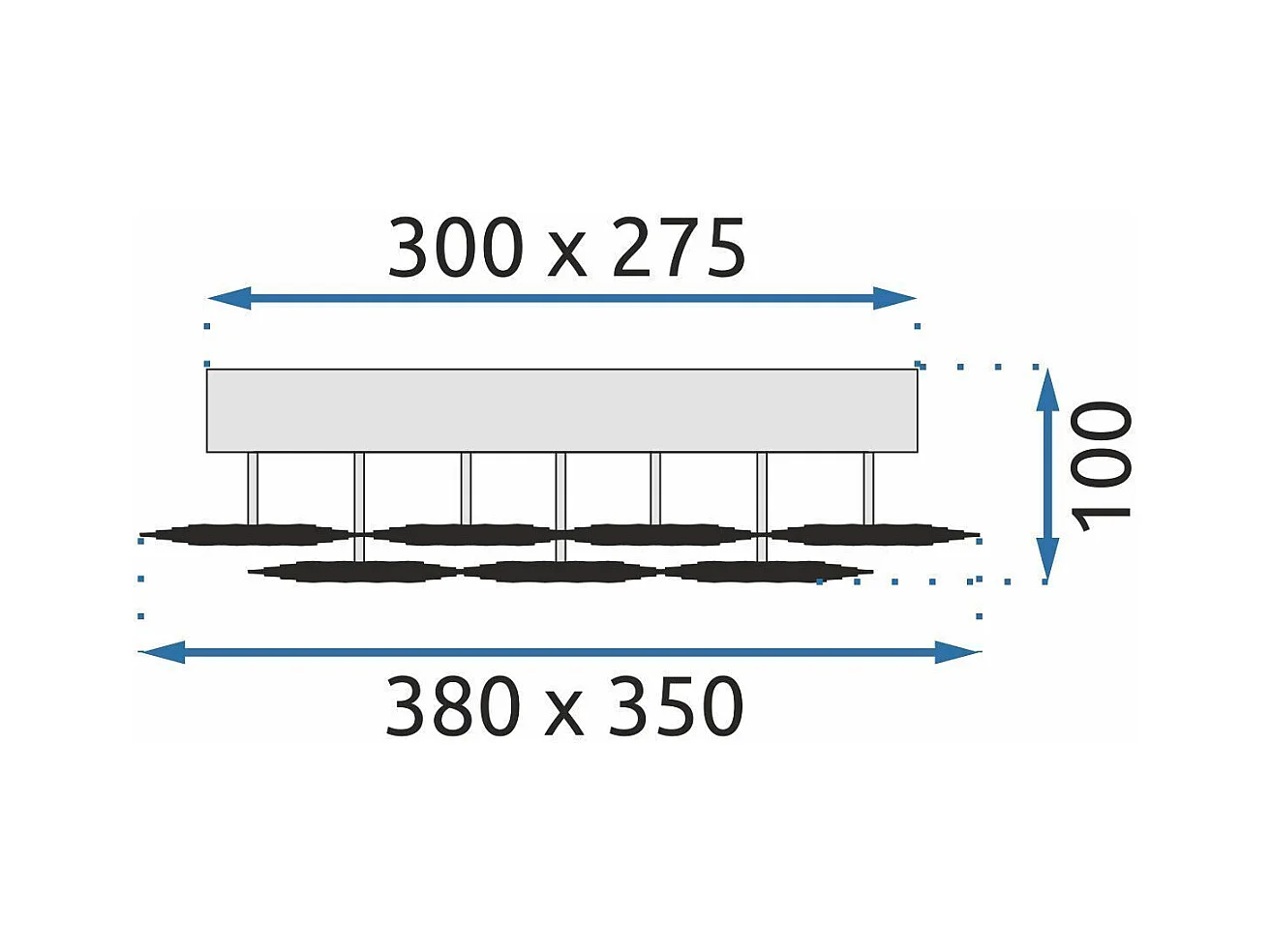 Plafonnière Led Toolight Ms015-C Chrome