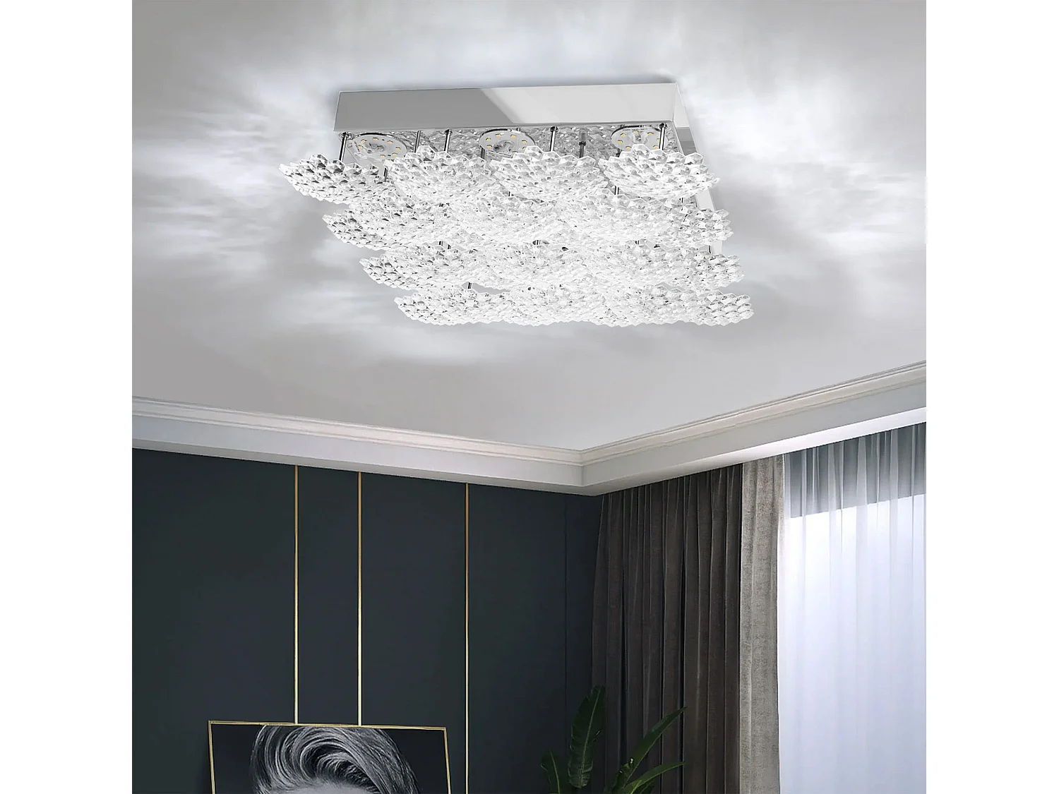 Lampe Led Toolight Ms015-C Chrome