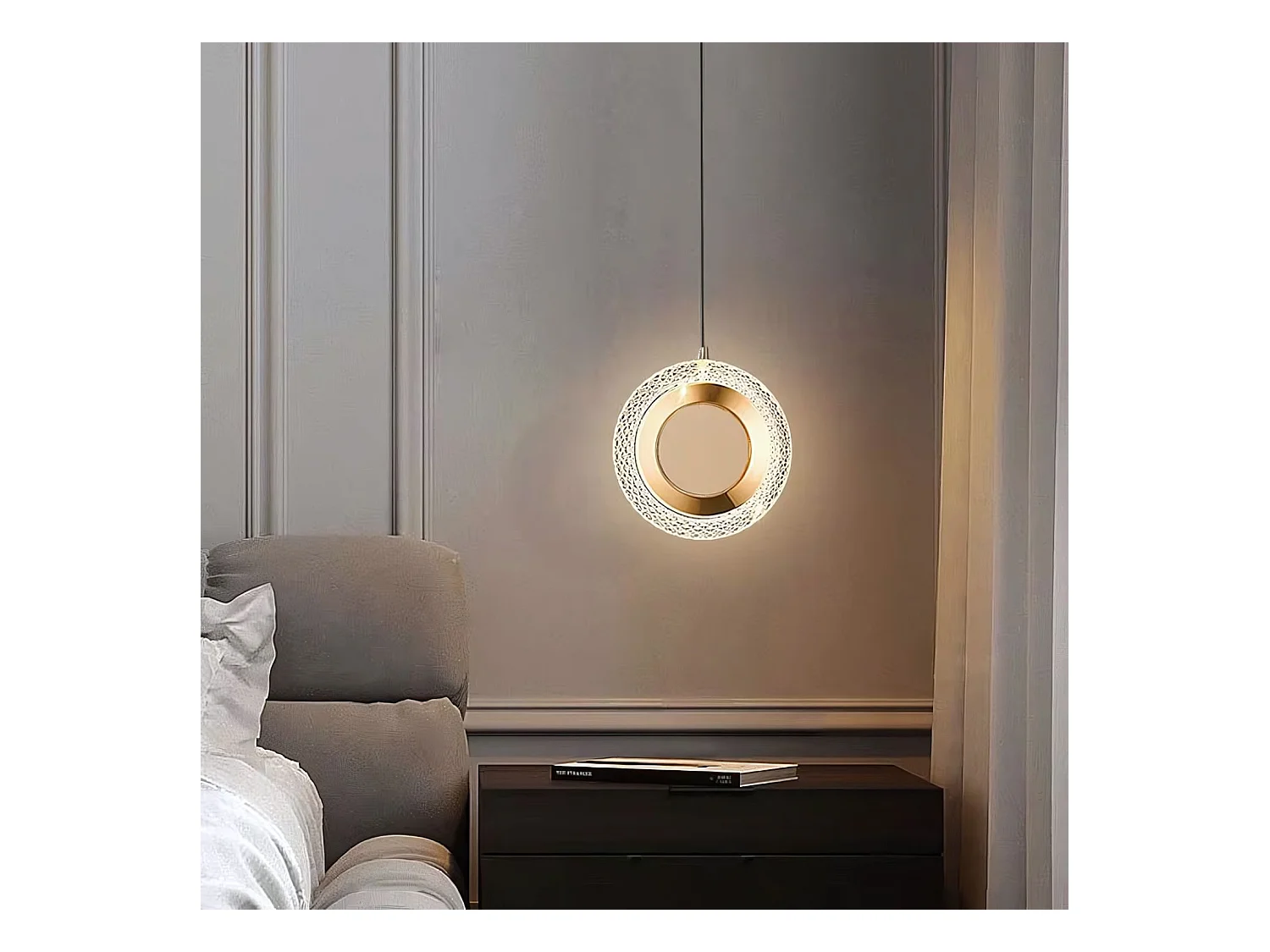 Lampe Suspendue Toolight G119-1Cp Gold