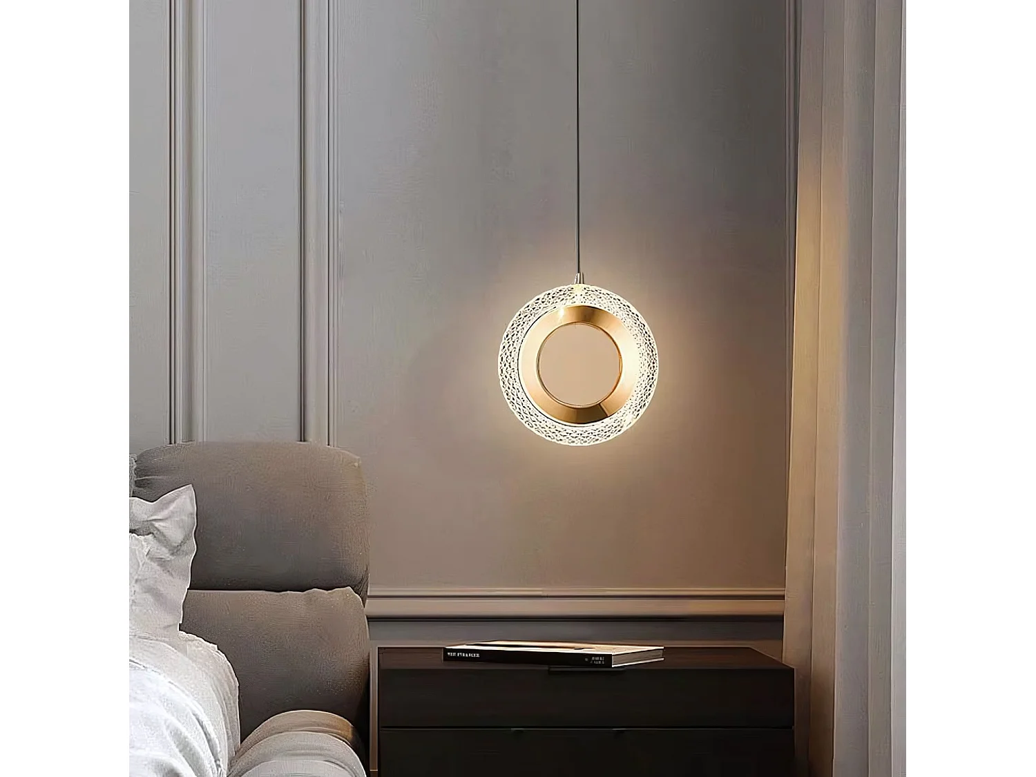 Lampe Suspendue Toolight G119-1Cp Gold