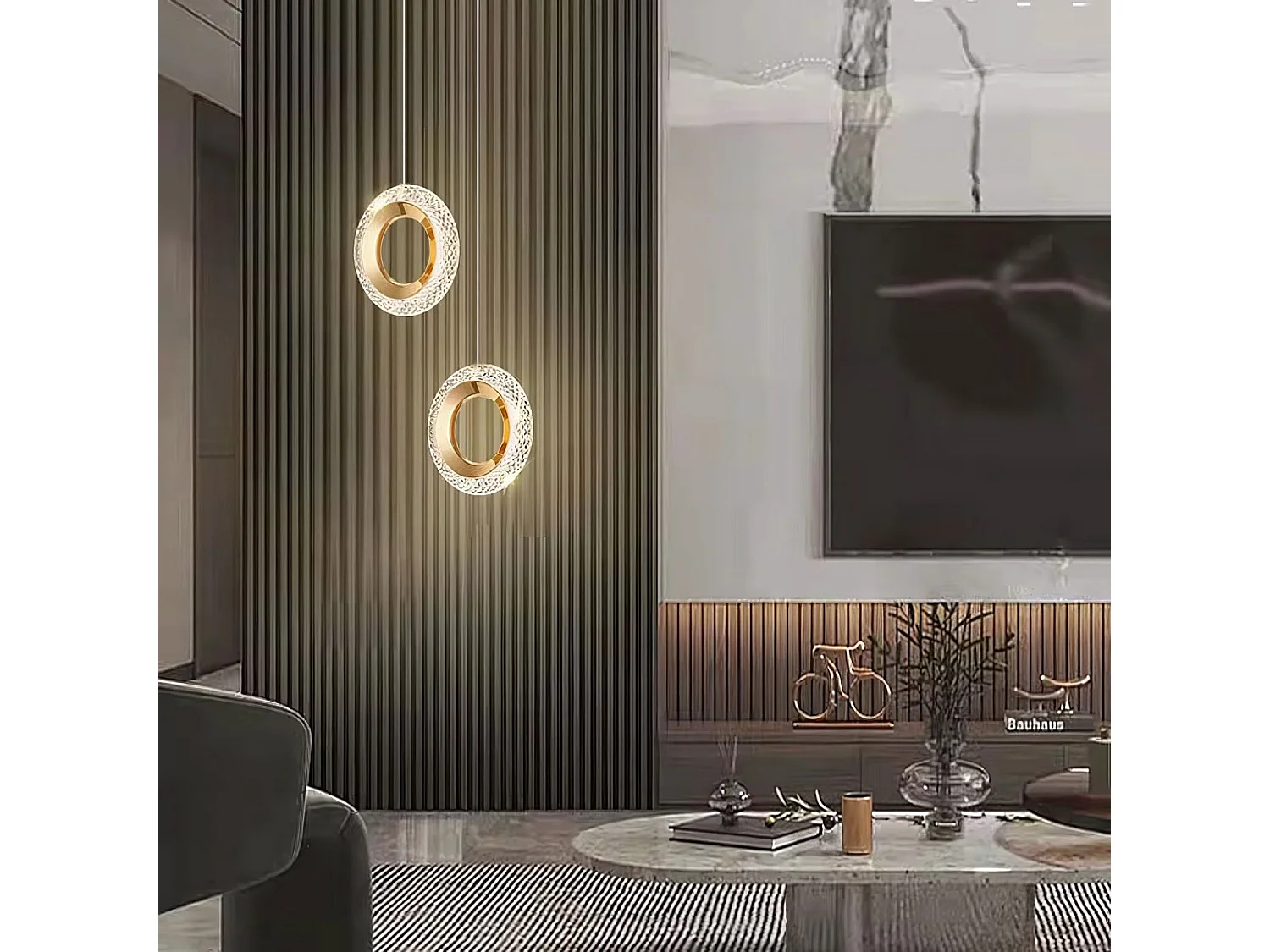 Lampe Suspendue Toolight G119-1Cp Gold