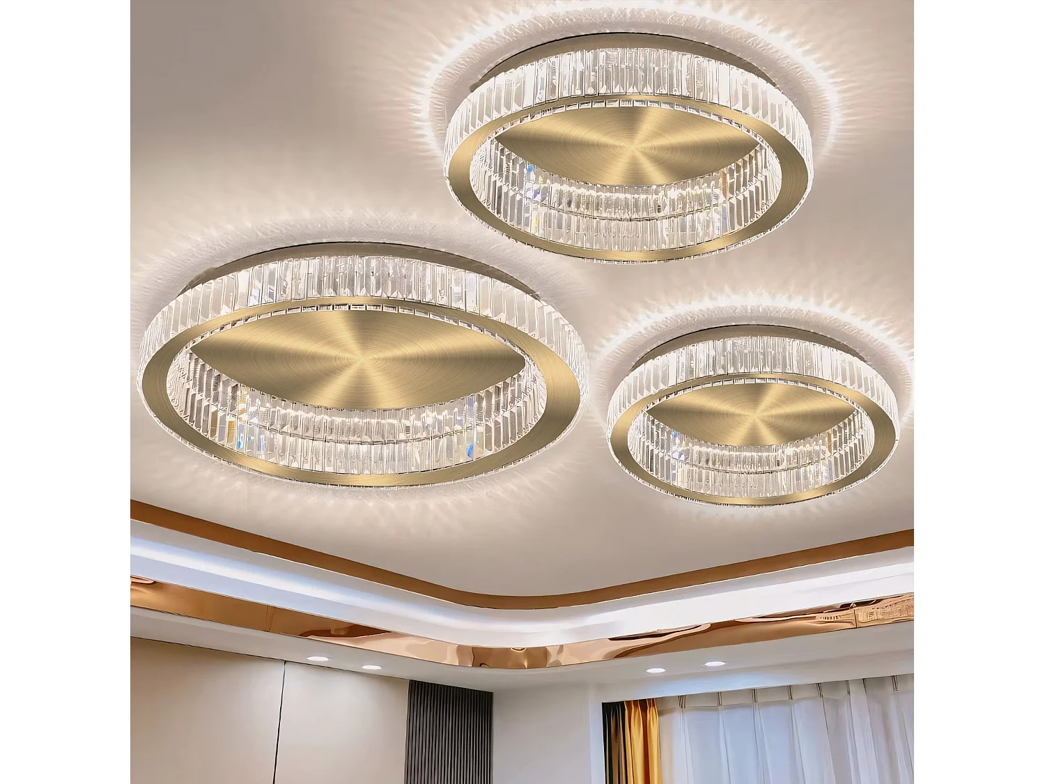 Plafonnière Toolight App1724-C Brush Gold 60Cm