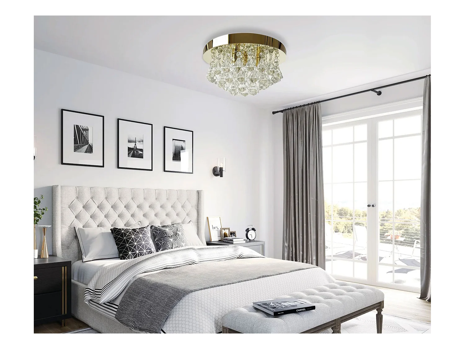 Plafonnière Toolight App1655-3Cp Gold