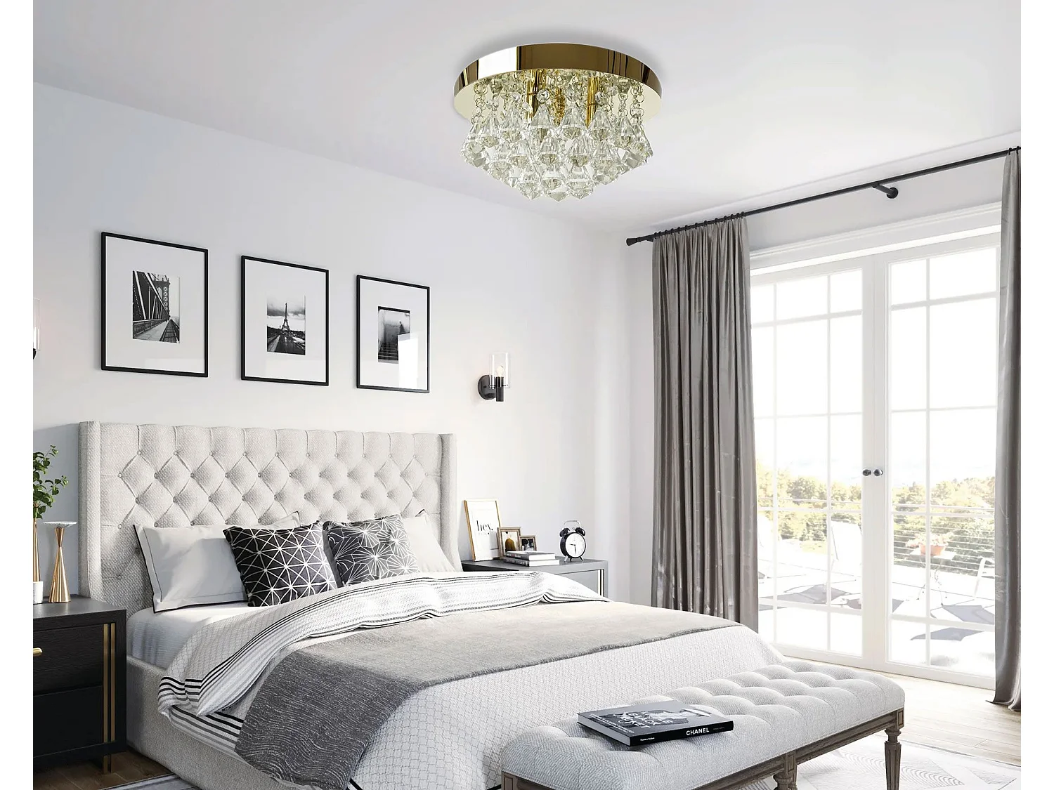 Plafonnière Toolight App1655-3Cp Gold