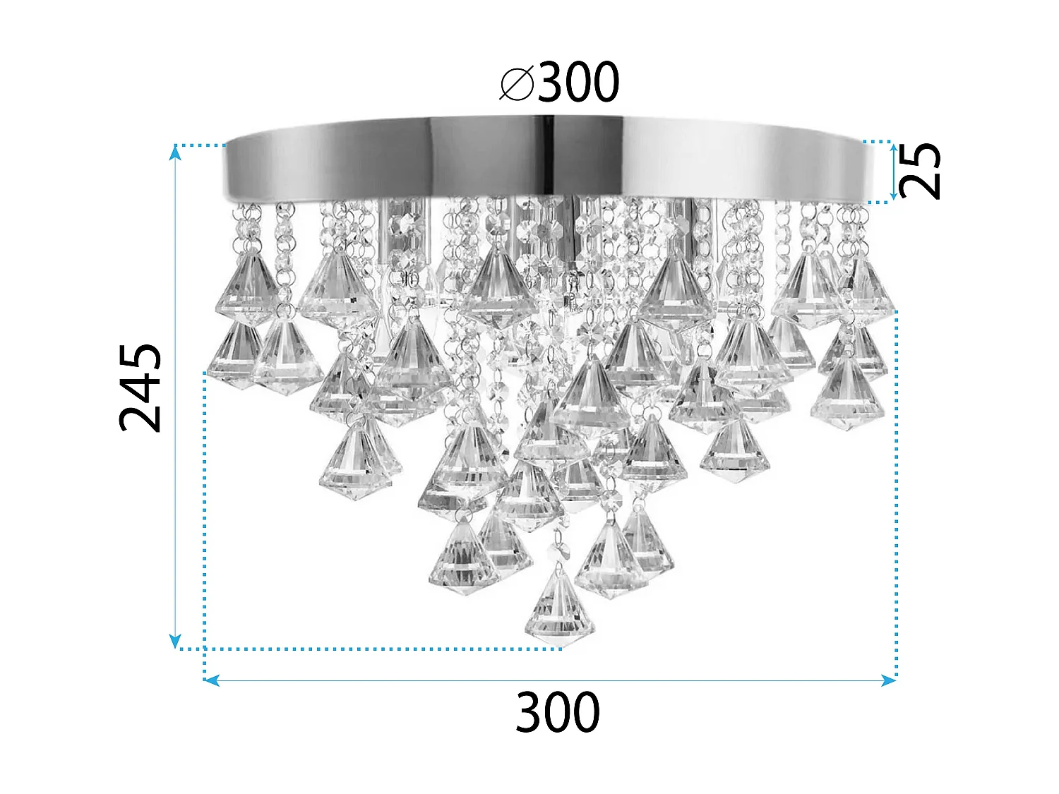 Plafonnière Toolight App1655-3Cp Gold