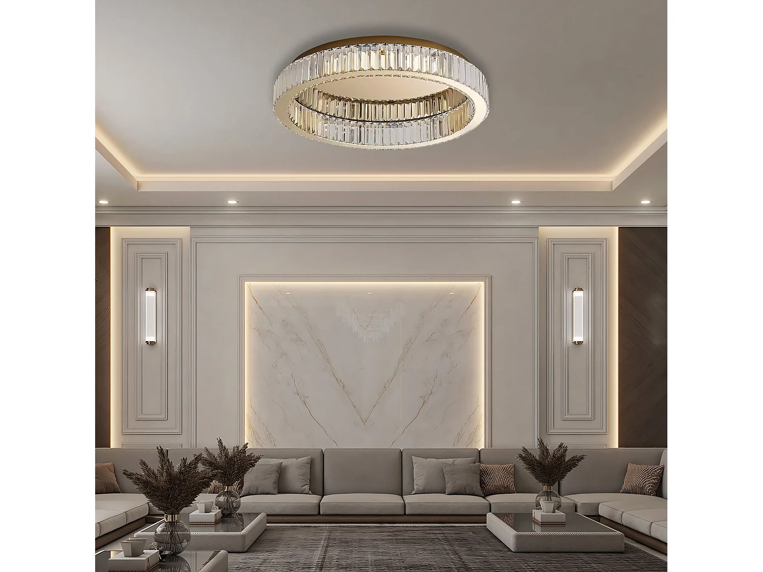 Lampe Toolight App1723-C Gold 60Cm