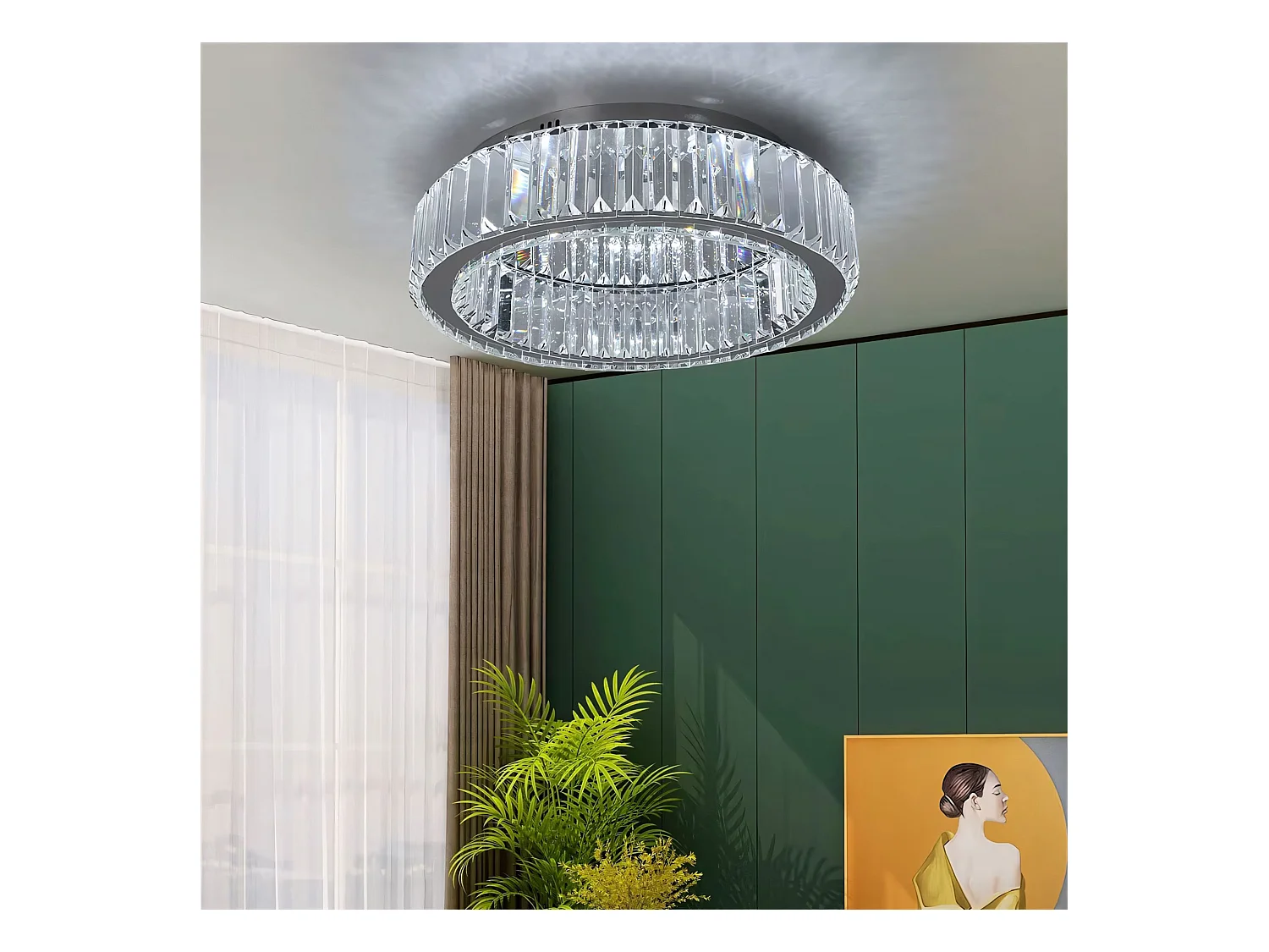 Plafonnière Toolight App1744-C Chrome 50