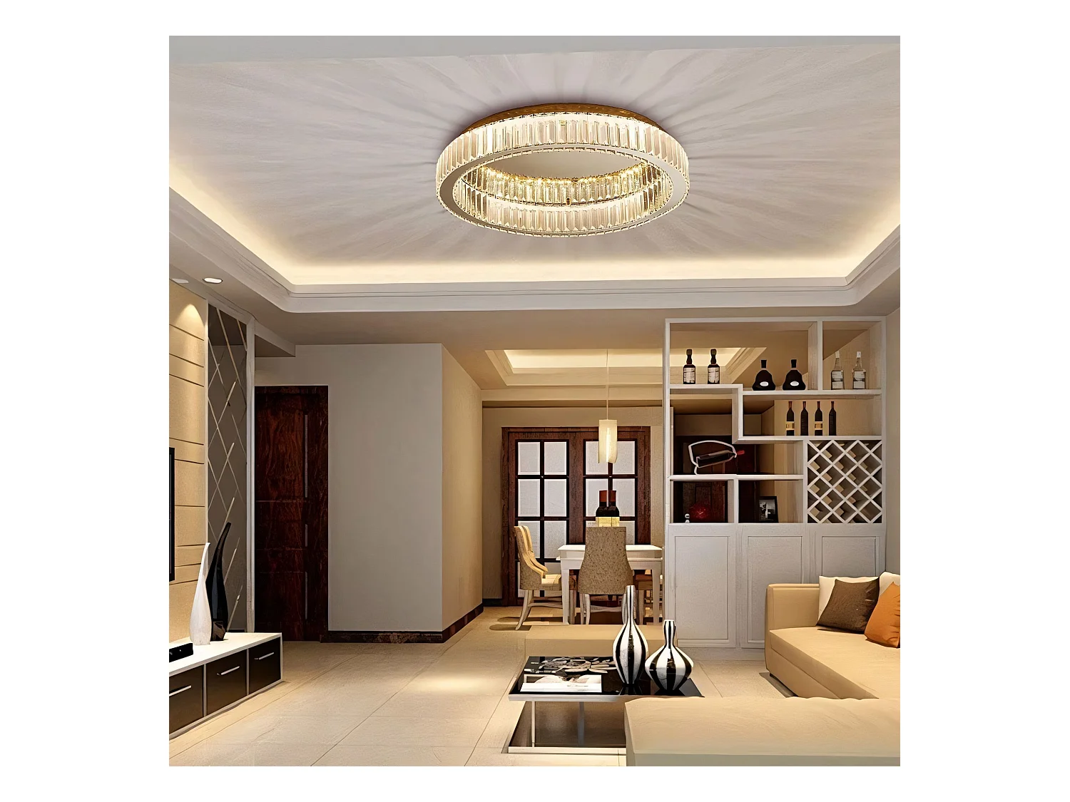 Lampe Toolight App1720-C Brush Gold 40Cm