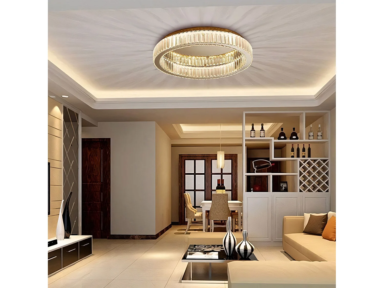 Plafonnière Toolight App1720-C Brush Gold 40Cm