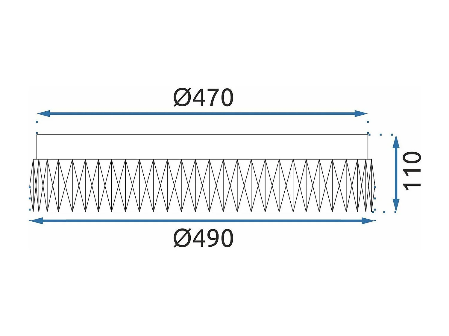 Plafonnière Toolight App1721-C Gold 50