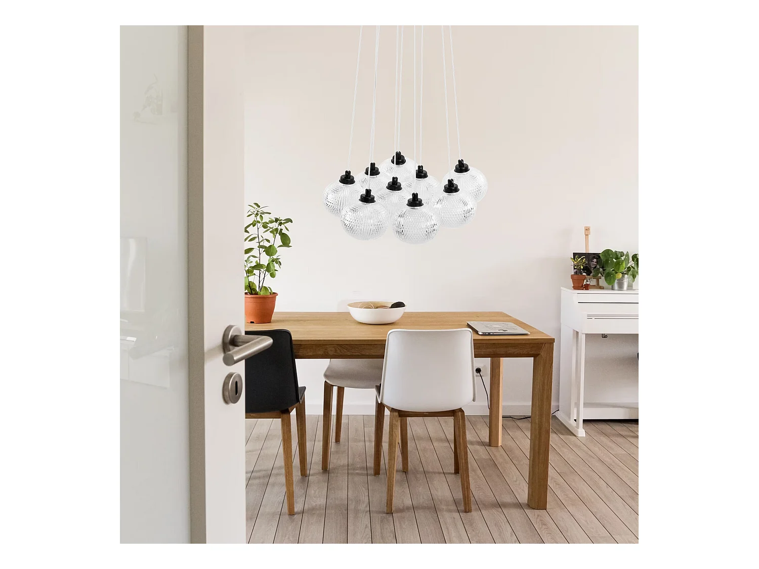 Lampe Toolight Ms022-9Cp Black