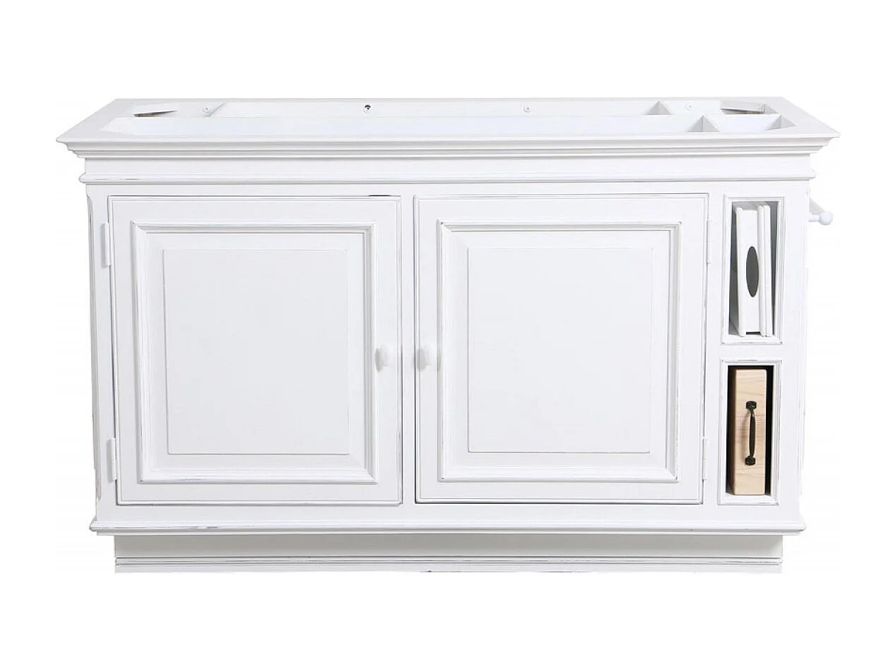 Ilot central MDF Blanc - Harmonie Interior's