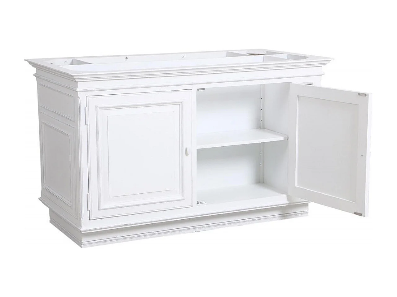 Ilot central MDF Blanc - Harmonie Interior's