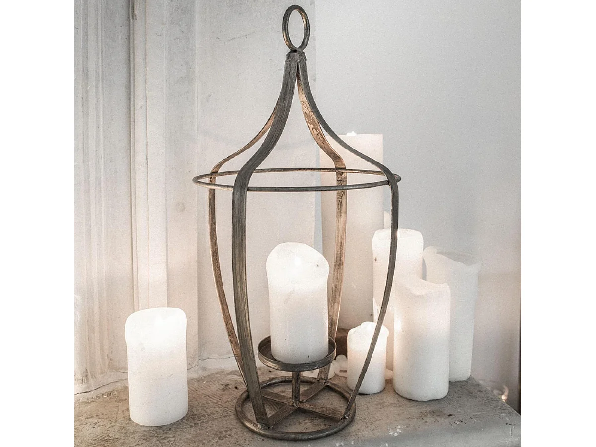 Lanterne en métal laitonné Métal Or - Chic Interior's