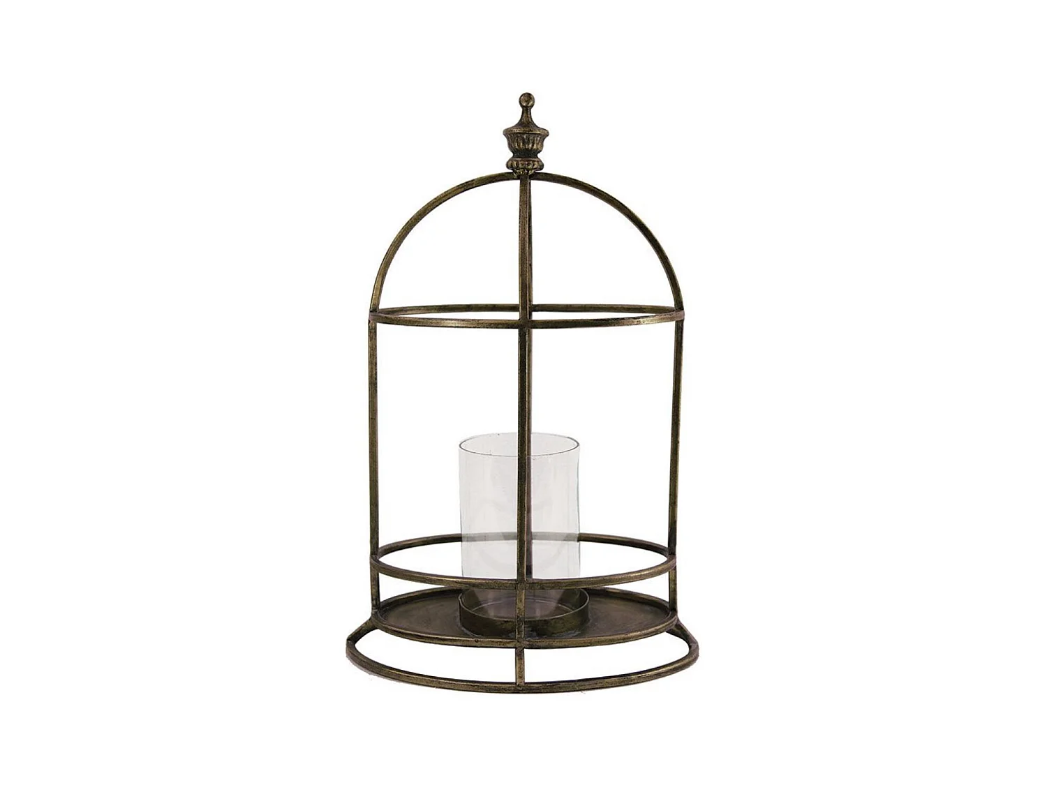 Lanterne laitonnée Métal Bronze - Charme Interior's