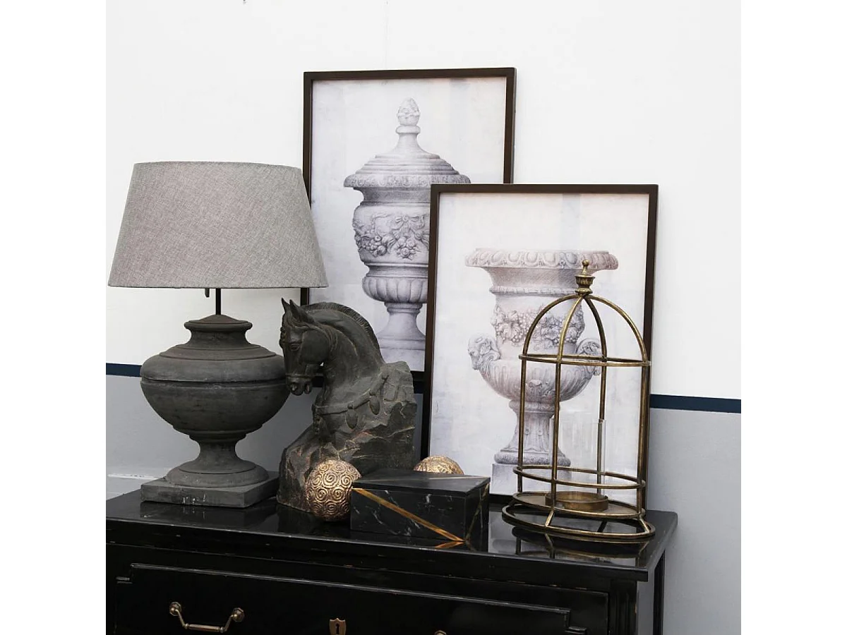 Lanterne laitonnée Métal Bronze - Charme Interior's