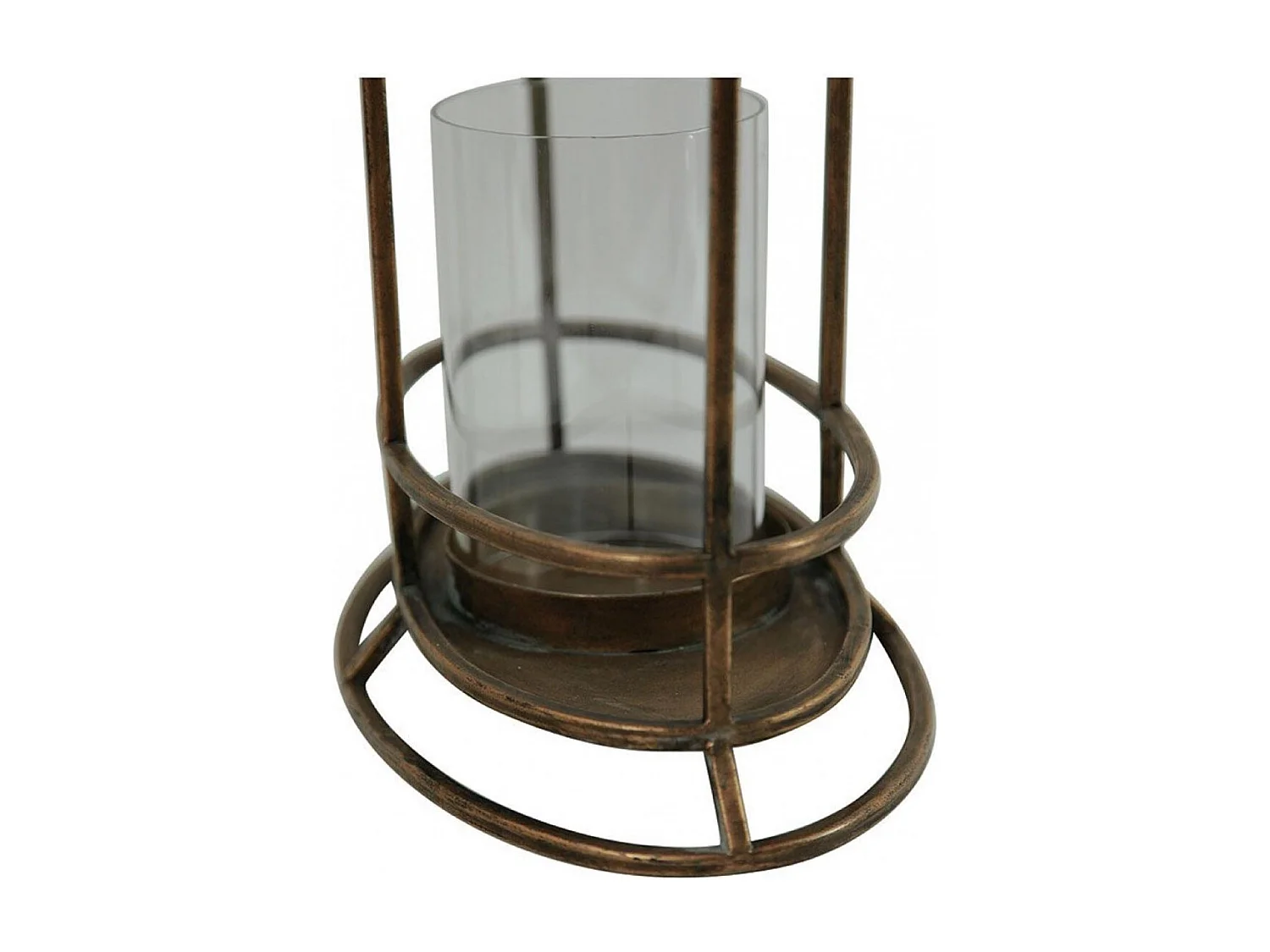 Lanterne laitonnée Métal Bronze - Charme Interior's