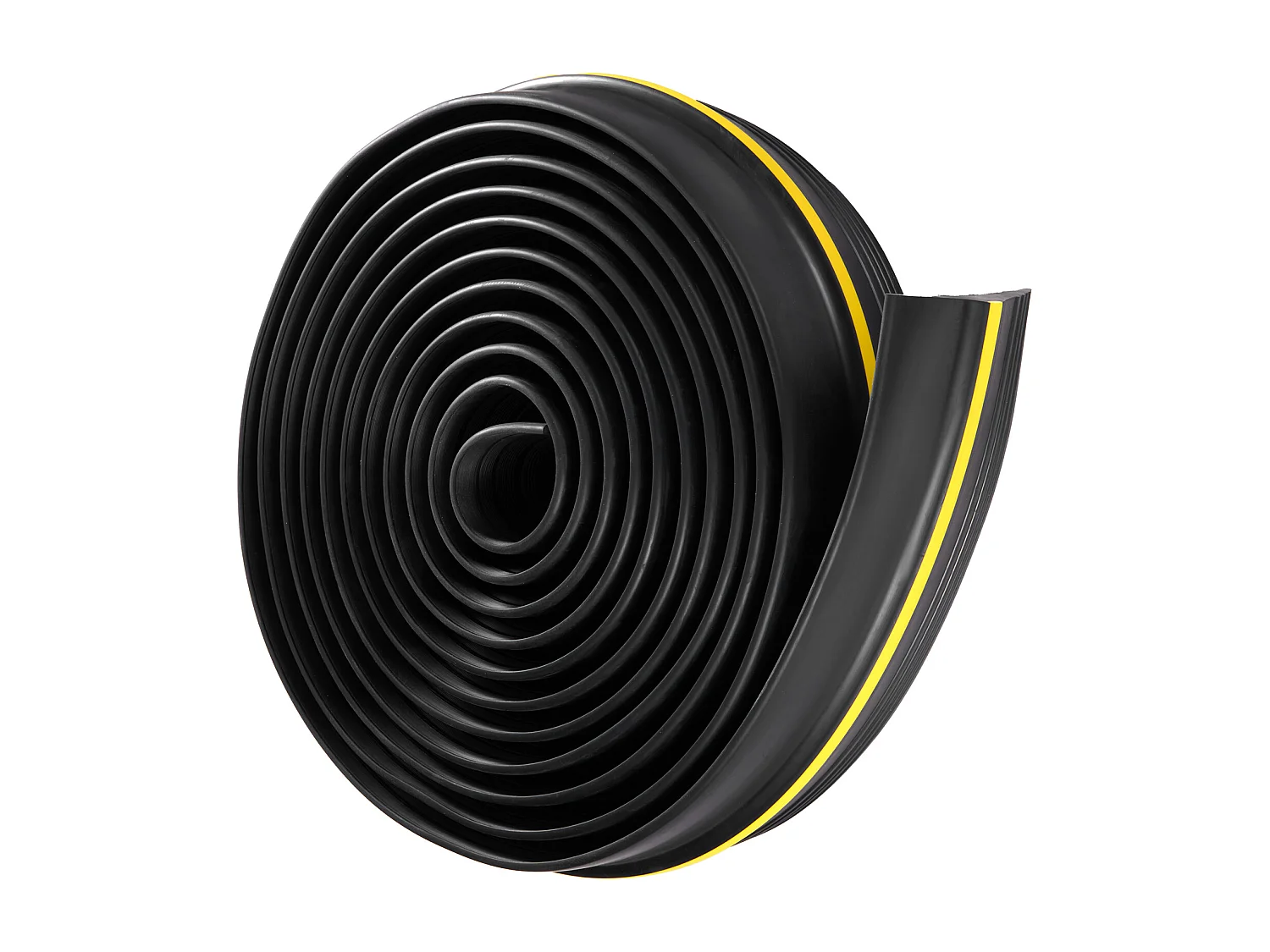 Banda di Tenuta SucceBuy per Soglia di Porta del Box 610cm in PVC Impermeabile all'Acqua, Banda Resistente alle Intemperie per il Fondo della Porta del Box