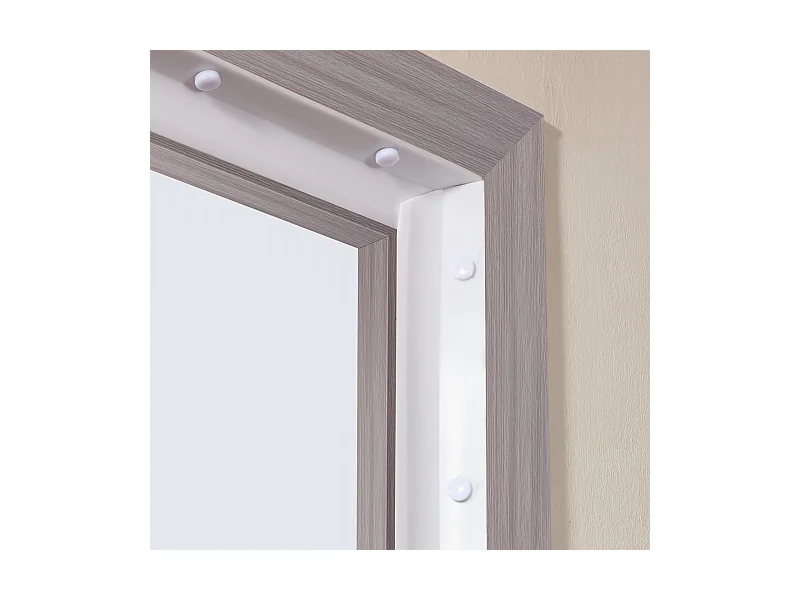 Garagentor Dichtung SucceBuy für Garagentor 1036cm, Universelle Abdichtung, Flexibles und Steifes TPE Verbundmaterial, Klebstoff und Schrauben, Weiß