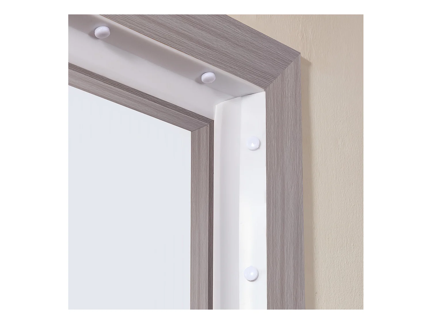 Bande d'Étanchéité SucceBuy pour Porte de Garage de 1036cm, Imperméabilisation Universelle, Composite TPE Souple et Rigide, Adhésif et Vis, Blanc